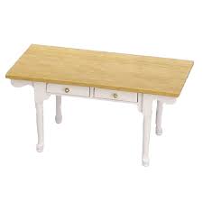 Sometimes, this table design is completed with artistic carving style on the edge of in addition, this modern rustic dining room set is available in various colors including vibrant and neutral color. White Oak Farm Table Rustic Kitchen Dining Room Furniture Classics By Handley House Melody Jane Dolls Houses Doll Houses