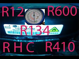 how to gas charging for pressure r12 r600 r134 r410 r h c