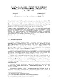 Tehnologia este numită aml și permite aflarea poziției celor care apelează serviciul de urgență în doar câteva secunde, cu o precizie extrem de mare. Pdf Portalul Arcsite Instrument Modern Interactiv De Informare ArheologicÄƒ Si TuristicÄƒ
