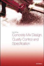 concrete mix design quality control and specification 3rd