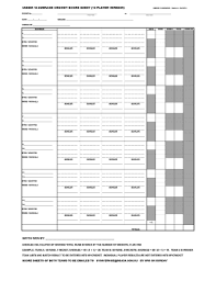 Buy cricket scorebook and get the best deals at the lowest prices on ebay! 8 Printable Score Sheet Cricket Forms And Templates Fillable Samples In Pdf Word To Download Pdffiller