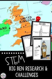 Stem Landmark Aktivitat Big Ben Lisa Taylor Teaching The Stars Tpt Store Aktivitat Ben Big Landmark Lisa Stars Activities Big Ben Stem Activities