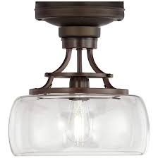 Oil Rubbed Bronze Clear Glass Bowl Ceiling Fan Led Light Kit 56h79 Lamps Plus Fan Light Kits Ceiling Fan Light Kit Fan Light