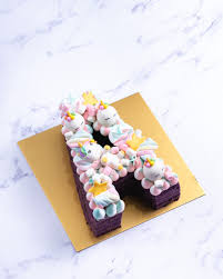 Unicorn Alphabet Cake