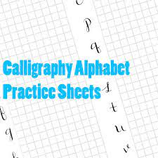 In this post, we have several different blank printable scoresheets for you use. Free Printable Calligraphy Alphabet Practice Sheets Lettering Practice Alphabet Practice Sheets Lettering Tutorial