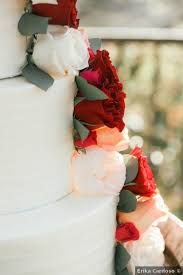 Wedding Cake Ideas White Roses Flowers Red Pink Greenery Erika Cardoso In 2020 Serendipity Garden Weddings Cool Wedding Cakes Pretty Wedding Cakes