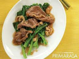 Kailan Ca Sapi Hanya Dengan Lima Bahan Saja Anda Dapat Menyajikan Hidangan Istimewa Yang Praktis Seperti Resep Kailan Ca Sapi Ini Ba Saus Tiram Daging Resep