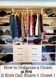 Follow these tips to keep clothes, shoes, purses, and accessories under control. How To Organize Your Kids Closet So That Two Kids Can Share One Closet Momof6