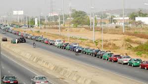 Image result for queues in filling station pics