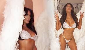 Kim kardashian dressed as pamela anderson for halloween and looked fully iconic. Kim Kardashian Halloween Star Sizzles In Victoria S Secret Costume Celebrity News Showbiz Tv Express Co Uk