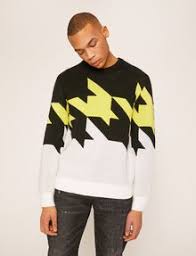 Looking for a good deal on houndstooth knit? Armani Exchange Oversized Houndstooth Knit Sweater Crew Neck For Men A X Online Store