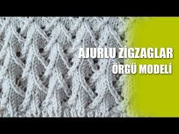 Ajurlu Zikzaklar Orgu Modeli Sis Isi Orgu Modeli Ajurlu Zigzaglar Modeli Turkce Videolu Anlatimli Yapilisi Ile Sis Isi Ornek Arayan Haniml Zikzak Orgu Desenler
