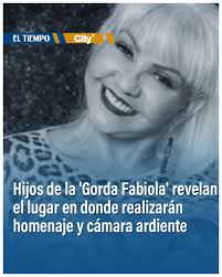 Los hijos de la 'Gorda Fabiola' invitaron a los seguidores de la humorista  a darle el último adiós. Le contamos en el primer comentario ⬇️