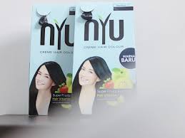 Nyu sekarang hadir dengan varian baru blue black. Cat Rambut Sendiri Pakai Warna Baru Nyu Creme Hair Color Blue Black Review C