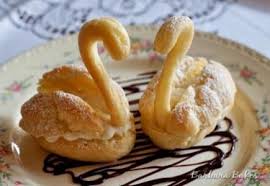 Filled Pate A Choux Swans The Daring Kitchen Cream Puff Swans Recipe Cream Puffs Food
