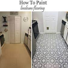 Painting stairs, floors, and linoleum with chalk paint®. How To Paint Linoleum Flooring The Honeycomb Home