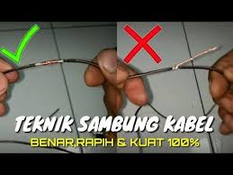 схема подключения проходного выключателя с управлением из 3 х мест Teknik Sambung Kabel Yang Benar Proper Joint Of Electric Wire Youtube Electrical Wiring Electricity Joint