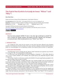 Books for people with print disabilities. Pdf The End Of Our Earth Is Certainly To Come When And Why