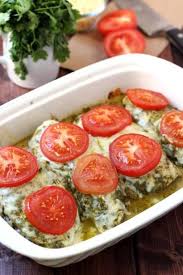 4 Ingredient Pesto Chicken Bake Recipe Baked Pesto Chicken Healthy Recipes Recipes