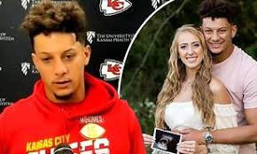 Patrick mahomes ii red raider. Patrick Mahomes And His Pregnant Fiancee Brittany Matthews Are Sleeping In Separate Bedrooms Daily Mail Online