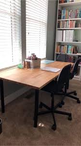 I Made My Own Adjustable Table With Olov Legs From Ikea And A Gerton Table Top You Can Use The Cheaper Linn Gerton Ikea Adjustable Table Victorian Living Room