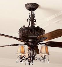 Craftmade Antique Verde Antoinette Light With Three 40 Watt Lights And Silk Shades Ceiling Fan Chandelier Traditional Ceiling Fans Elegant Ceiling Fan