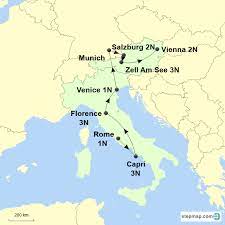 Discover sights, restaurants, entertainment and hotels. Stepmap Italy And Austria Landkarte Fur Italy