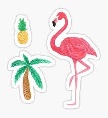 Epingle Par Plaisirs Gourmands Sur Flamant Rose Tropical Autocollants Imprimables Autocollant Dessin Cactus