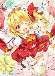flandre scarlet 東方 かわいい イラスト 壁紙 東方
