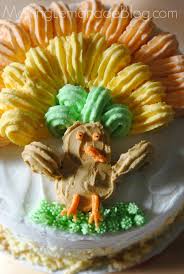 Airbrush, pipe or make fondant maple and oak leaves in autumn colors and scatter them on a cake. Cake Decorating Made Easy Thanksgiving Cake Idea Making Lemonade