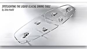 In 2012, she was made a dame by queen elizabeth ii for services to architecture and, in 2016, zaha hadid became the first and only woman to be awarded the royal gold medal from the. 250 000 Luxury Equilibrium Spotlighting The Liquid Glacial Dining Table By Zaha Hadid The Pinnacle List