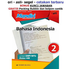 Mudah mudahan isi postingan artikel bahasa indonesia artikel pkn artikel ppkn. Nn Buku Mandiri Erlangga Bahasa Indonesia Kelas 8 Smp Kunci Jawaban Shopee Indonesia