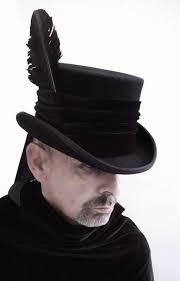 Raven Man S Top Hat Steampunk Victorian Hats For Men Top Hat Steampunk Top Hat