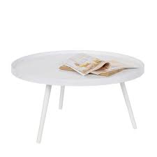Runder Couchtisch Siotra In Weiss Kiefer Modern Weisser Runder Couchtisch Wohnzimmertische Couchtisch