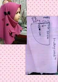 Jenis kain kerudung ini terbuat dari bahan dasar kapas, sutra dan serat sintetis. Pola Jilbab Bergo Anak Jilbab Vania
