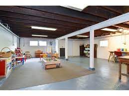 Unfinished Basement Light Bright And Cute Unfinished Basement Ceiling Basement Lighting Basement Remodeling