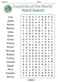 printable countries word search cool2bkids