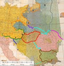 Szárazföldön nyugaton németországgal, délen csehországgal és szlovákiával, keleten ukrajnával, fehéroroszországgal és litvániával, északon oroszországgal. Hatarok A Gyoztes Utodallamok Kozott