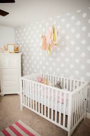 Polka Dot Nursery Design And Style Inspiration Http Www Creativeideasblog Com Decor Ideas Polka Dot Nurs Bebek Odasi Kiz Kiz Cocuk Odasi Kiz Cocugu Odalari