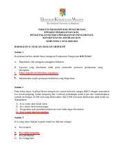 We did not find results for: T1 Konsep Klasifikasi Kos Q A Docx Fakulti Ekonomi Dan Pengurusan Eppa2033 Perakaunan Kos Pengenalan Kepada Perakaunan Pengurusan Konsep Course Hero