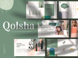 On the download page, in the box on the right side enter 0$. Qolsha Creative Powerpoint Template By Brochure Design On Dribbble