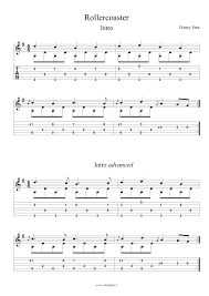 Rollercoaster Intro Gitaarlessen Gitaar Leren Gitaar Liedjes