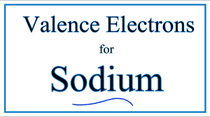 Valence electrons influence chemical reactivity. Number Of Valence Electrons For Sodium Na Youtube