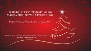 Auguri Di Buon Natale E Felice 2019 Mario Clericuzio Dottore Commercialista A Saluzzo