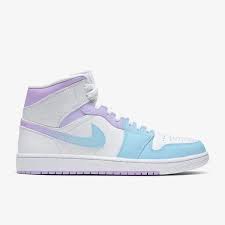 Nike sb nyjah free watermelon green & pink skate shoes. Nike Baby Blue Swoosh The Custom Movement
