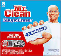 Große auswahl und 103% preisgarantie. Mr Clean Magic Eraser Extra Durable Cleaning Pads With Durafoam 8 Count Lazada Ph