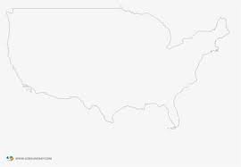 Map of the united states of america. United States Outline Png Images Free Transparent United States Outline Download Kindpng
