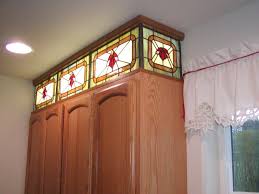 stained glass for kitchen cabinets