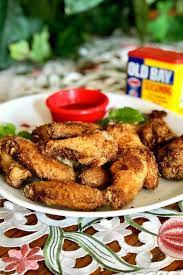 Air Fryer Old Bay Chicken Wings These Wings Are Crispy And Lower In Calories Because They A Chicken Wing Recipes Old Bay Chicken Wings Recipe Chicken Wings