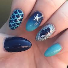 Ocean Is Vast Pretty And Peaceful It Is Blue And Filled With A Variety Of Sea Animals If You Have Nail Art Design 2017 Hawaiian Nail Art Beach Themed Nails